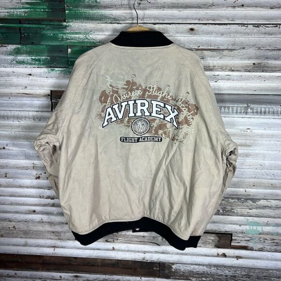 Vintage Avirex Wool Reversible Bomber Jacket - Picture 3 of 16